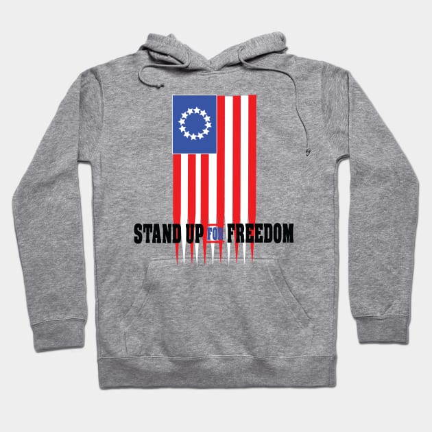 stand up for freedom 7- Hoodie by medo art 1